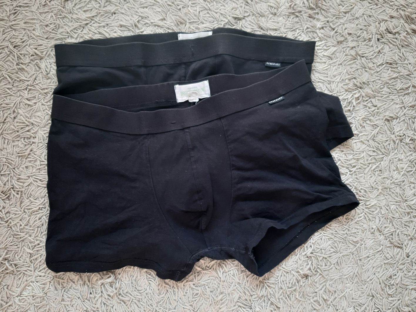 Bokserki czarne reserved xl męskie organiczne cotton kolekcja limited