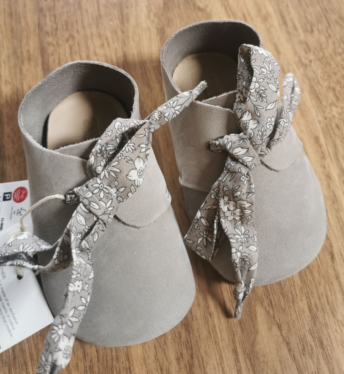 Skórzane buty buciki Zara roz. 17/18