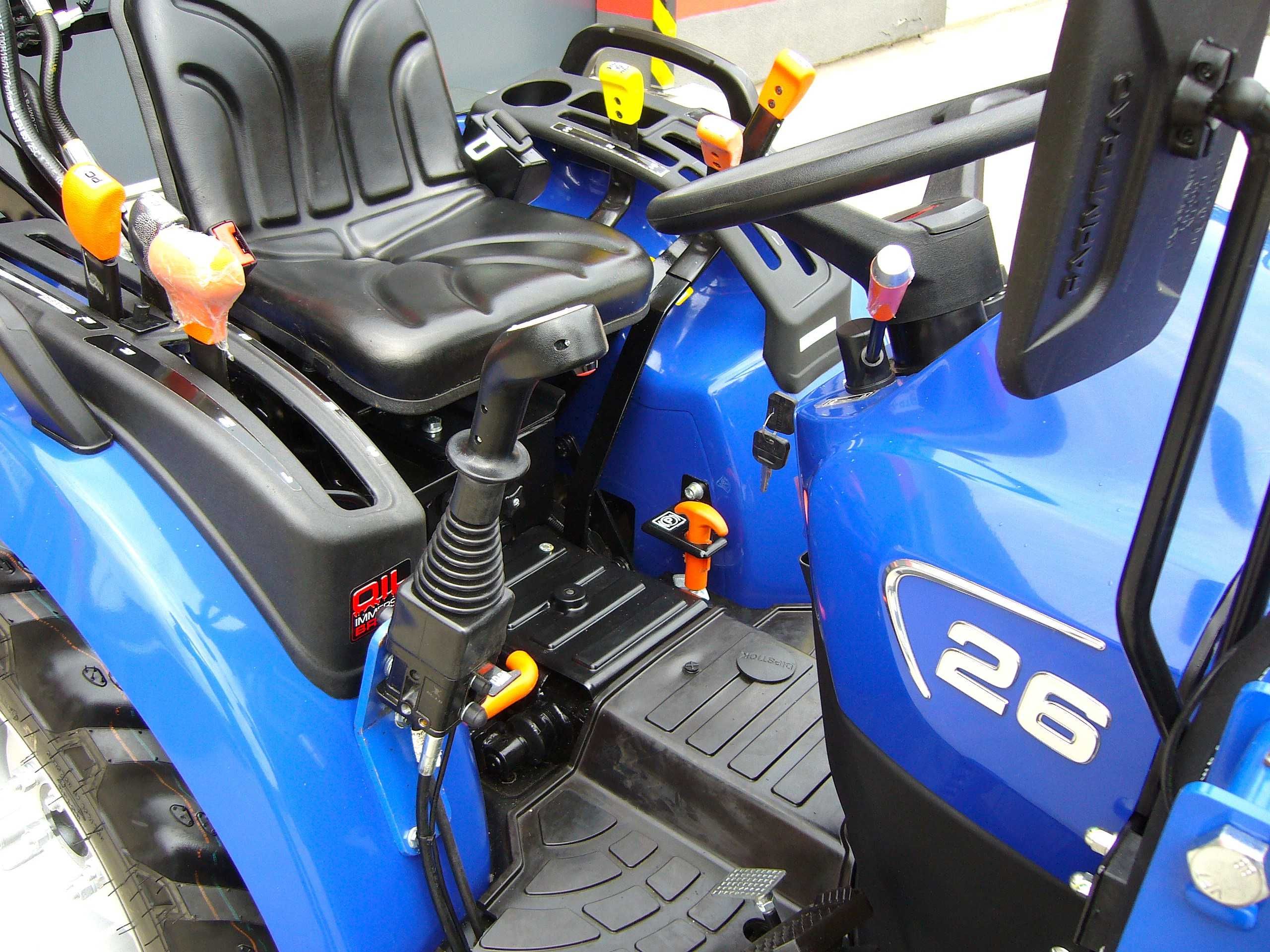 Mini Ciągnik Kompaktowy FARMTRAC 26 z TUR, 25KM, traktorkiagropl