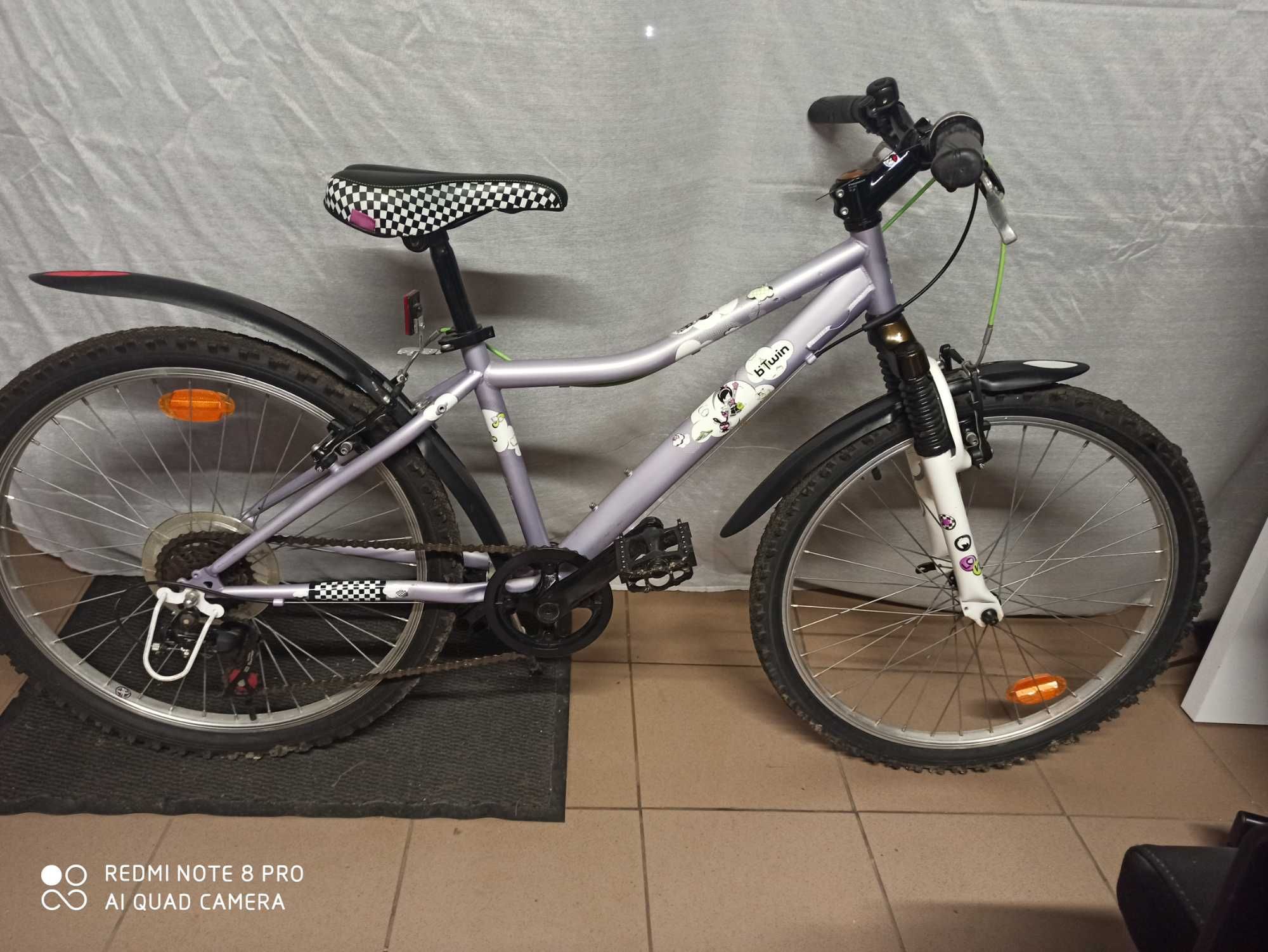 Rowerek Dzieciecy Btwin 24 cali + Amortyzator + Przerzutki ---Okazja