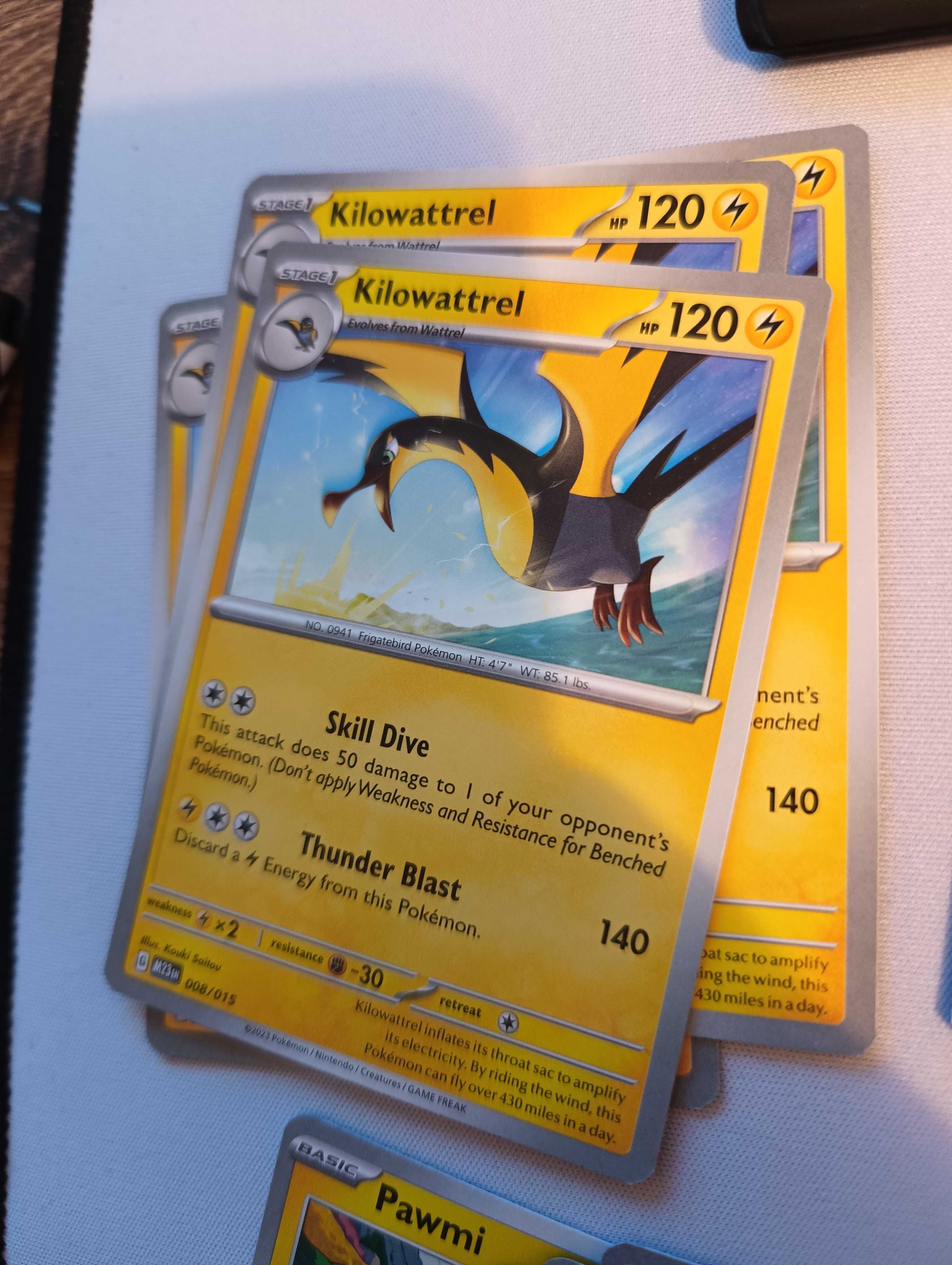 Kilowattrel 008 pokemon tcg McDonald m23