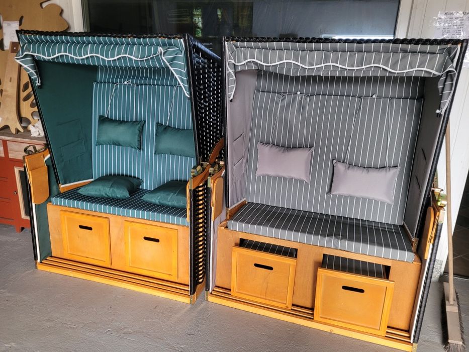 Kosz plazowy butelkowa zieleń! Plecionka czarna. Kosz na ogrod .