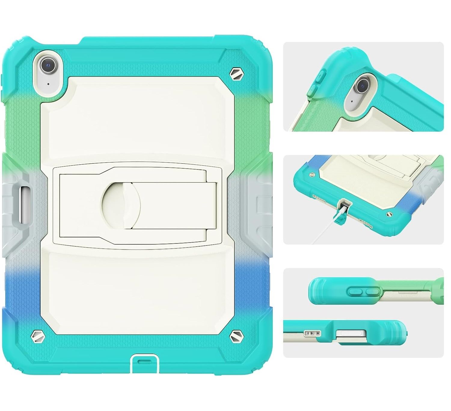 Etui do iPad Mini 6 8,3” z Podstawką i Miejscem na Rysik Zielone