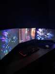3 monitores AOC 144hz + suporte tripo