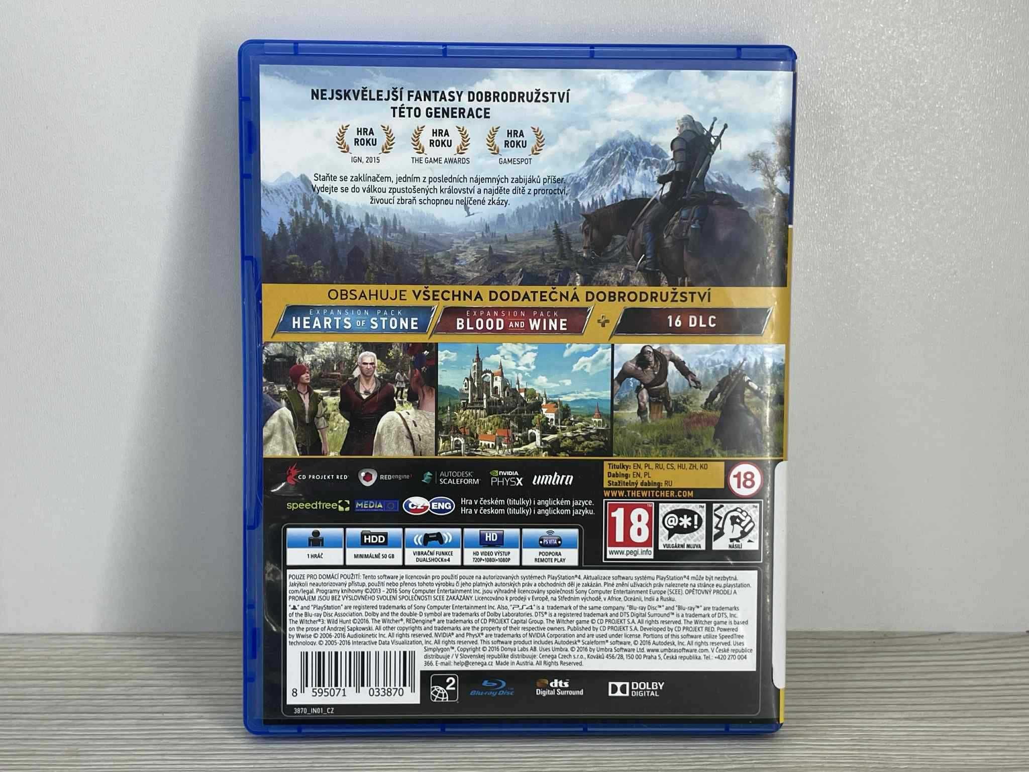 Gra The Witcher 3: Wild Hunt Wiedźmin Year Edition PlayStation 4 (PS4)