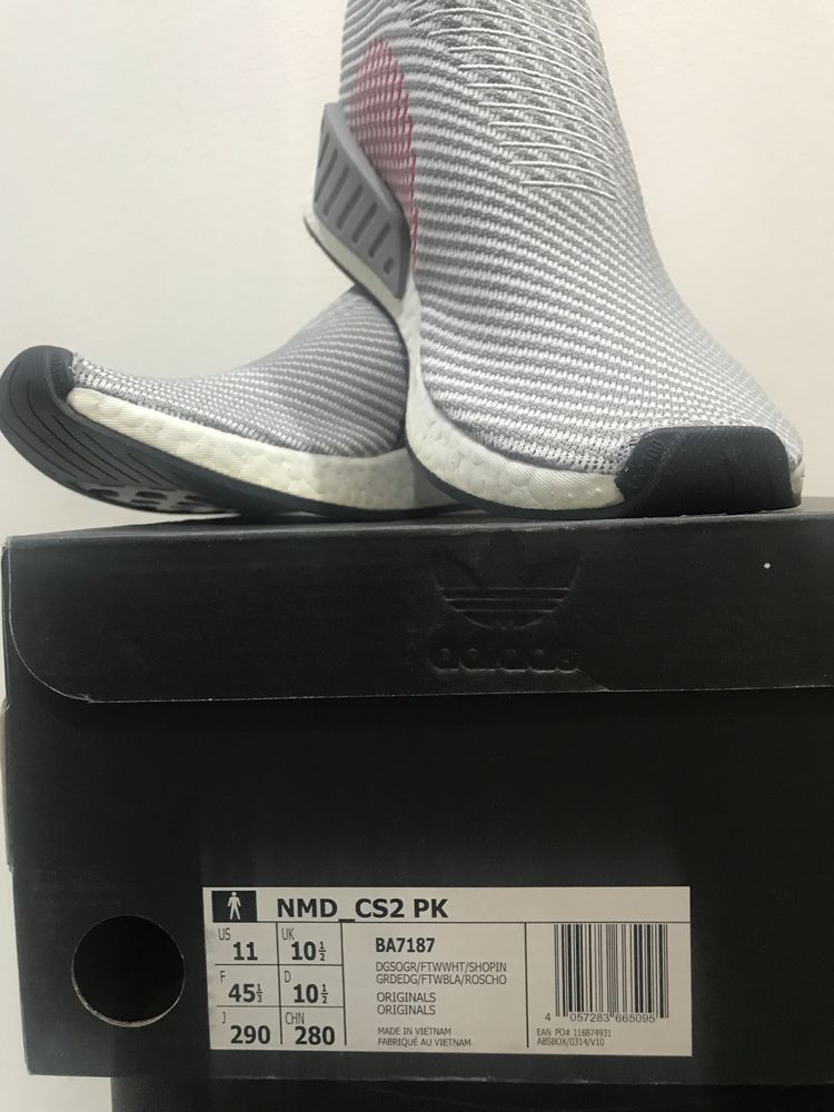 Adidas Nmd Dark Grey Shock Pink