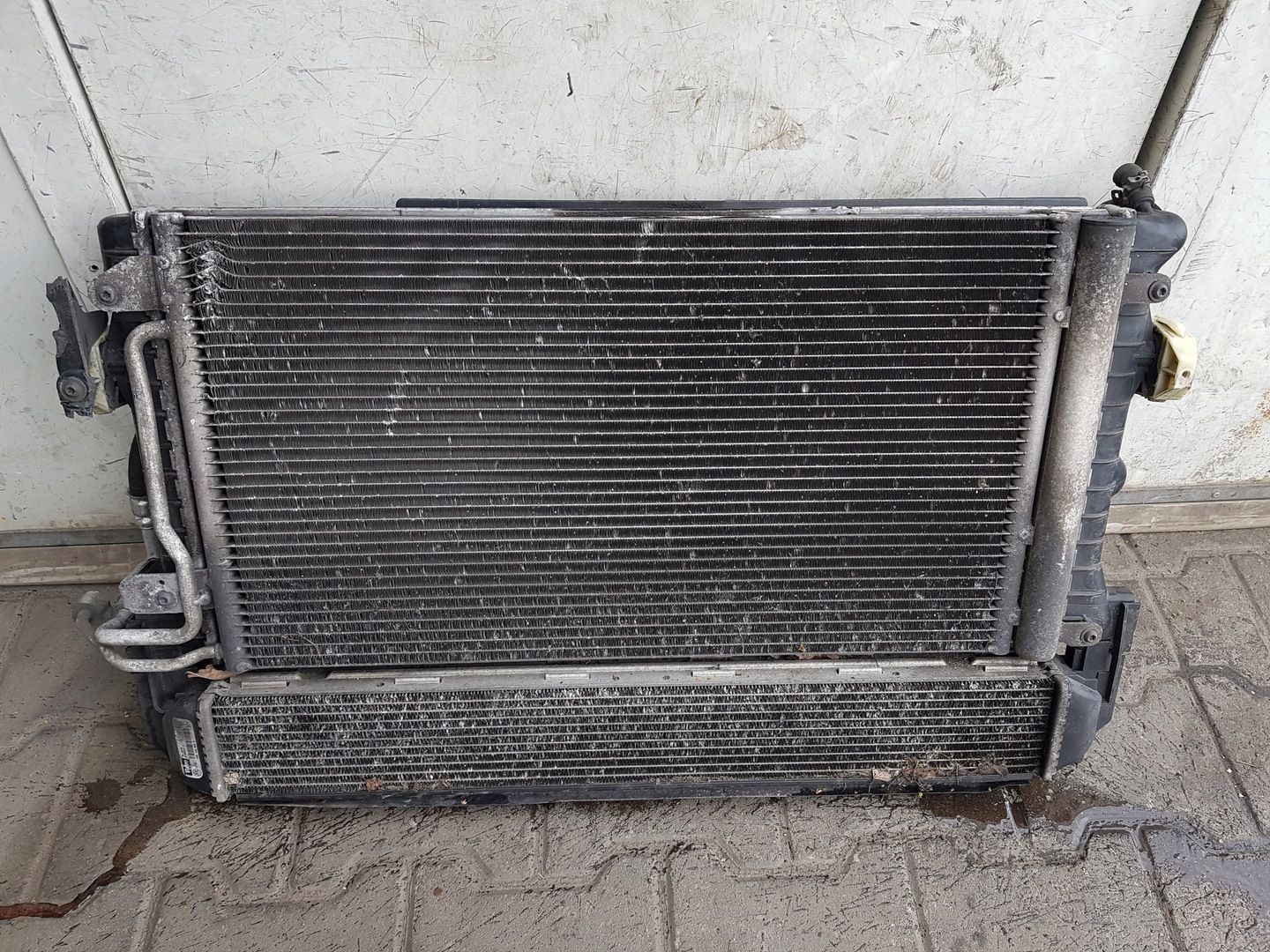 SKODA FABIA 3 III 6V 14r- 1.4 TDI CHŁODNICE WENTYLATOR KOMPLET