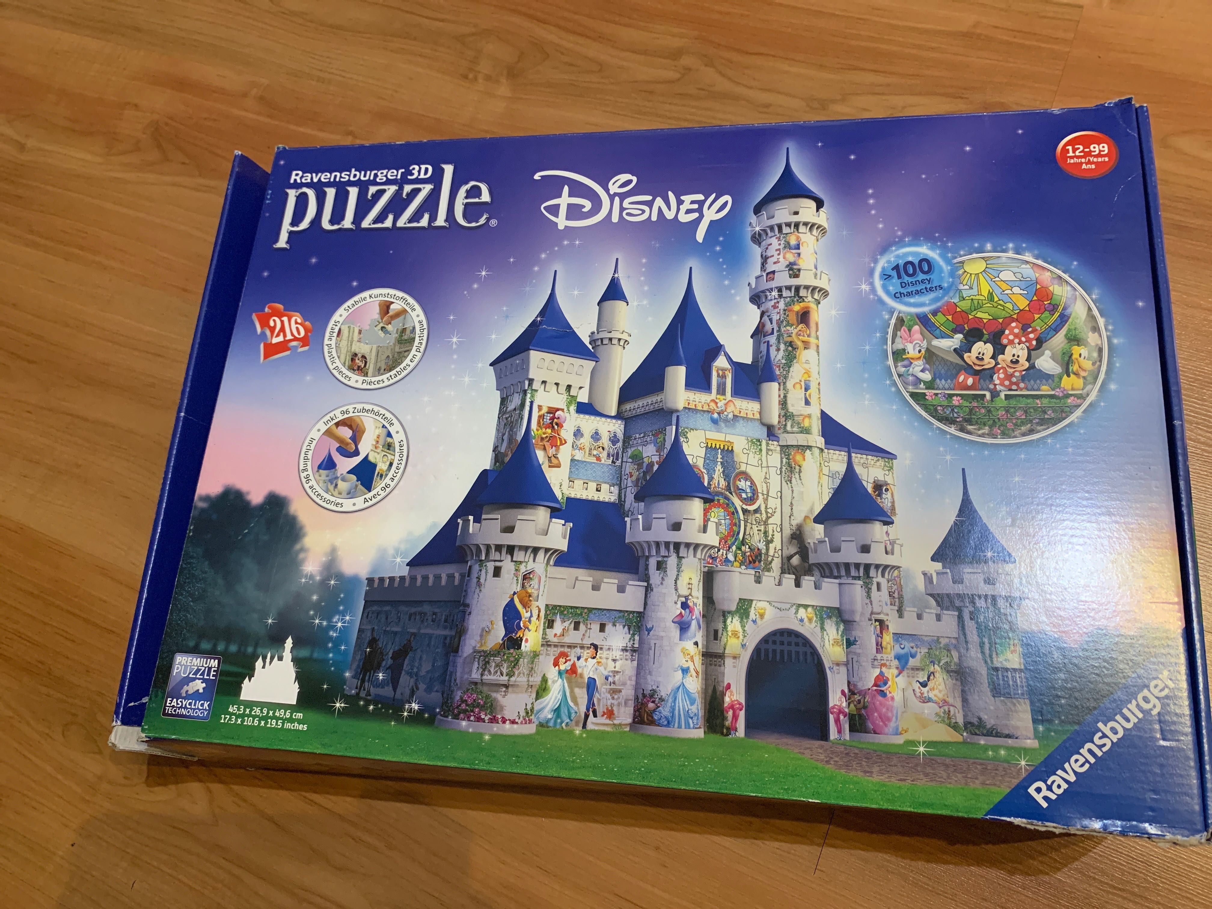 Puzzle 3 D zamek Disney