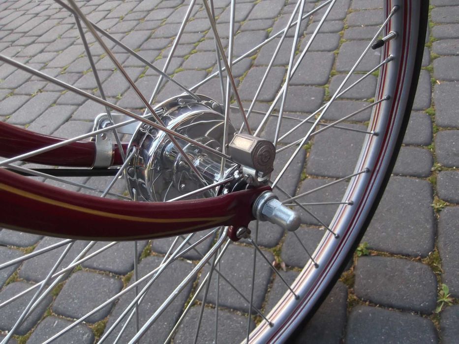 Rower zabytkowy Rixe tandem  plus silnik rowerowy Victoria Fm 38