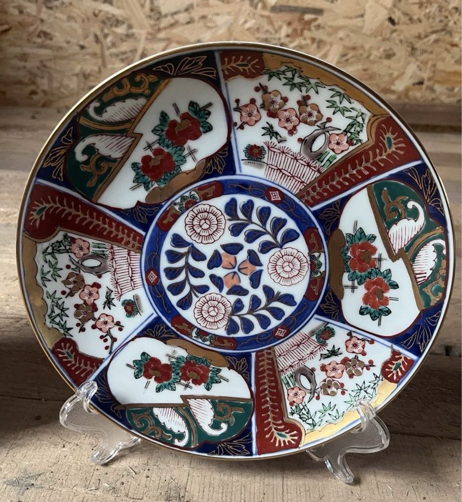 Вінтажні японські тарілки Gold Old Imari Hand Painted Japan