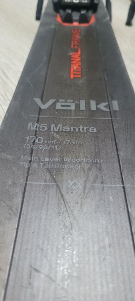 Zestaw Narty Völkl Mantra M5 + foki freetour skitury marker baron