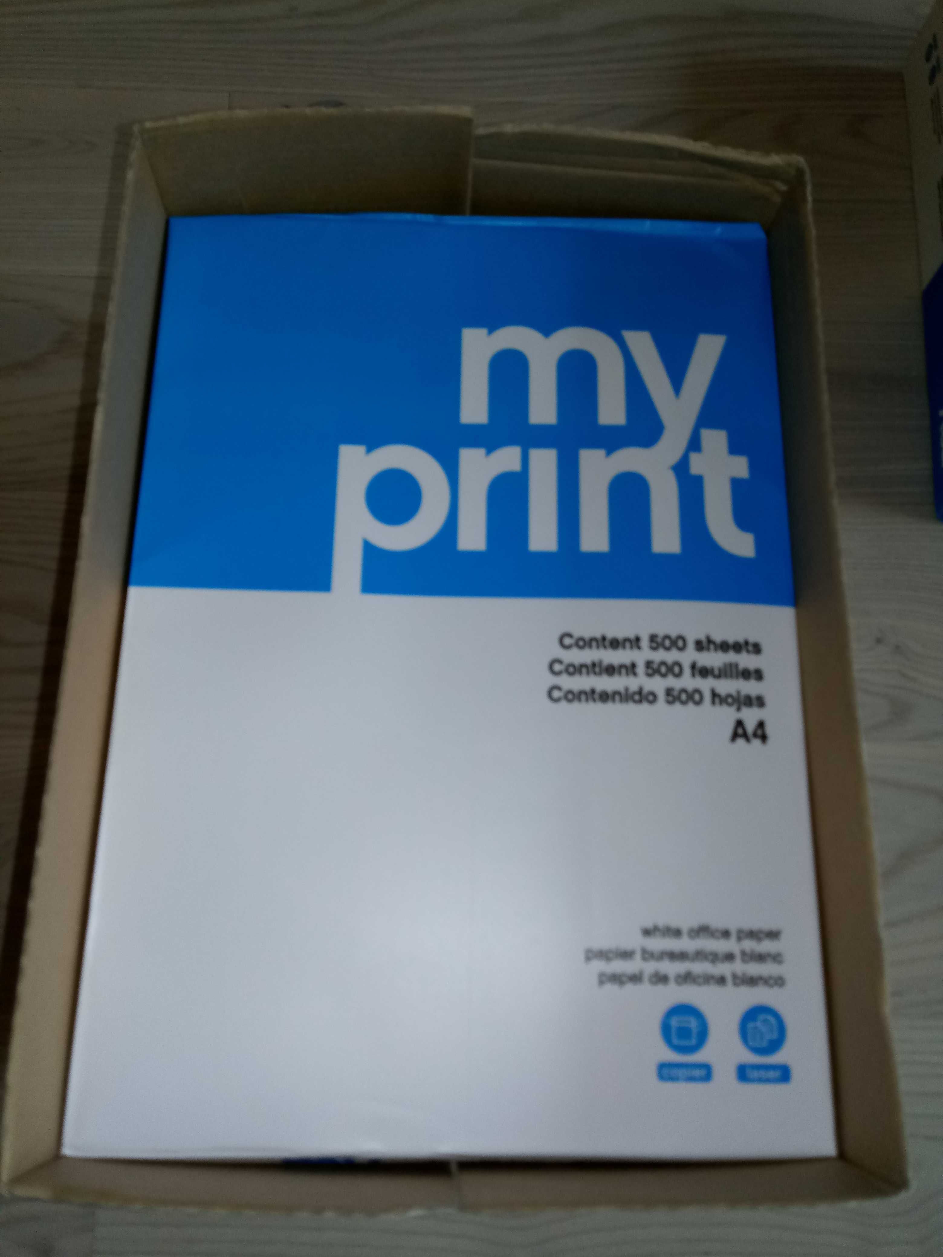 Papier ksero biały do drukarki A4 80g karton 4 ryzy