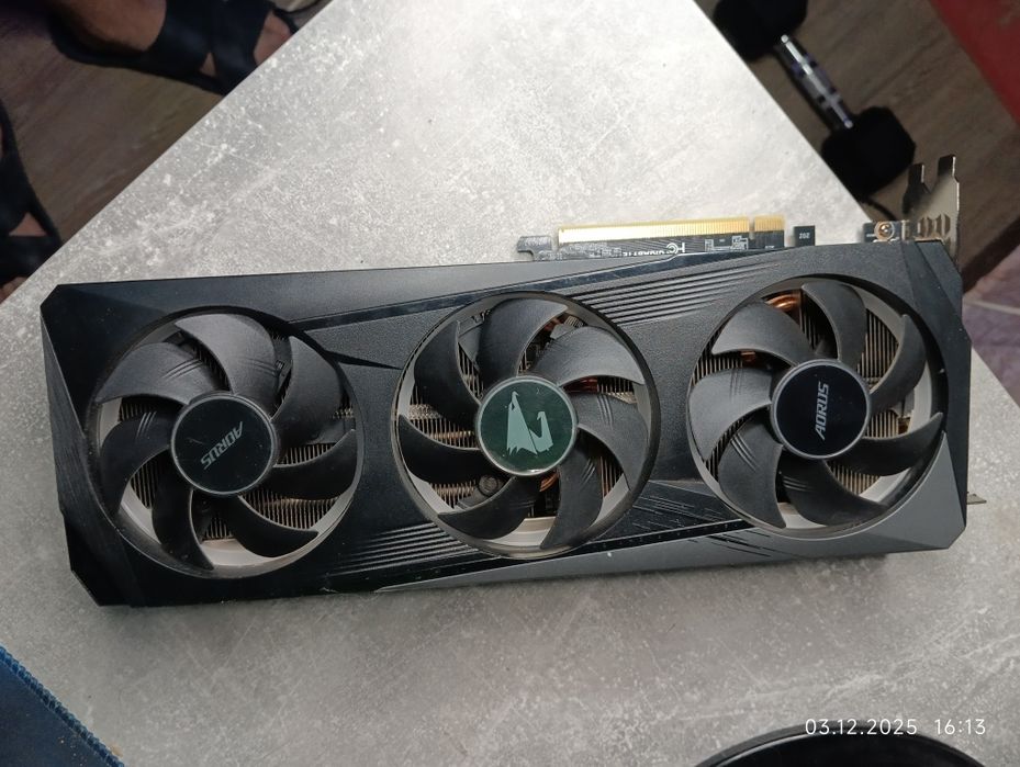 Відеокарта RTX 3060 TI Aorus Elite від GIGABYTE
