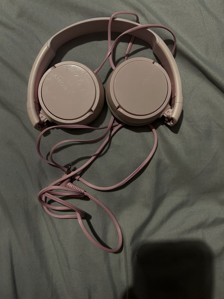 Навушники великі провідні Sony MDR-ZX110 Pink