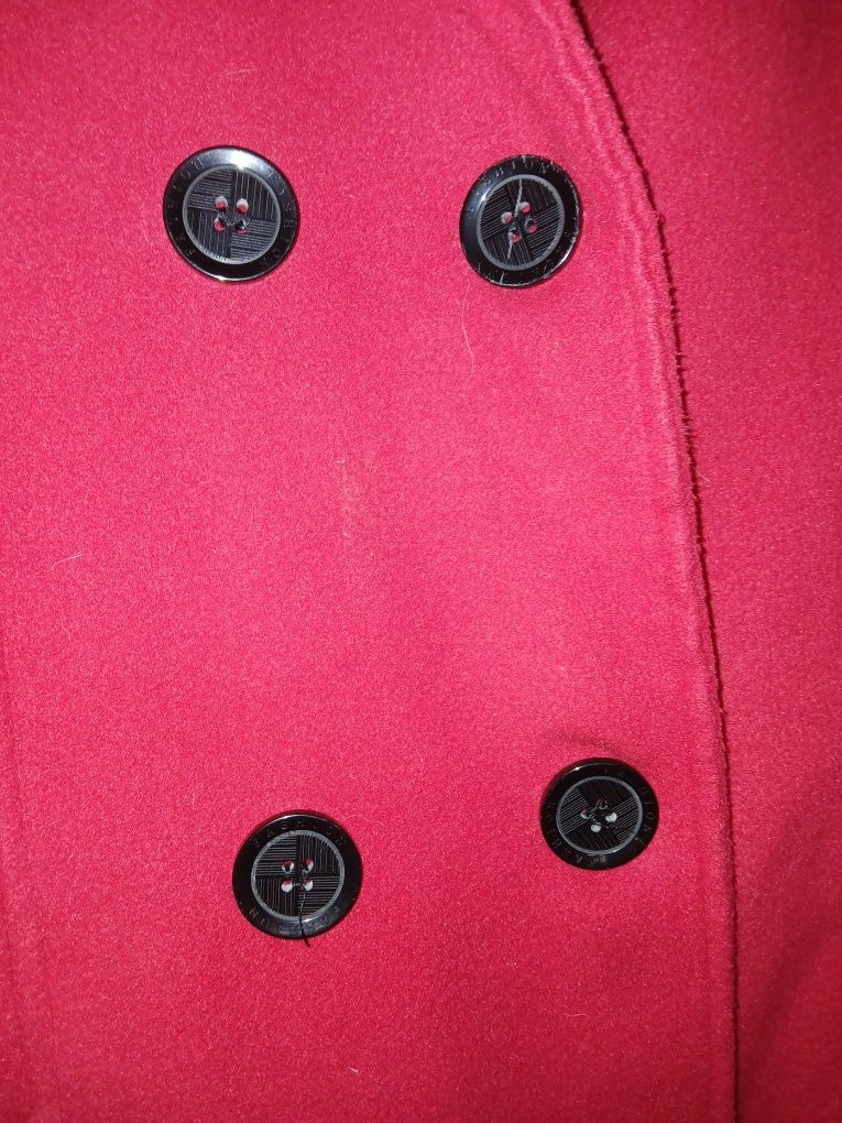 Casaco vermelho quentinho