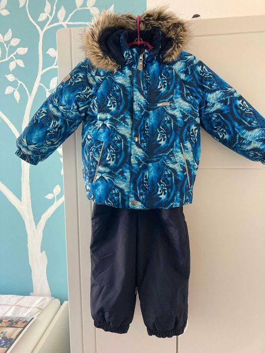 Зимовий комплект комбінезон для хлопчика Lenne 92 98 104