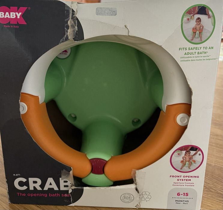 cadeira de banho Ok Baby Crab