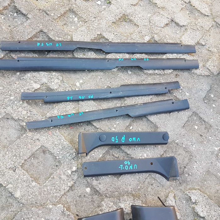 nakładka listwa progowa słupka plastik uszczelka wnętrza fiat uno