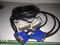 Kable DVI/ VGA D-Sub/USB/Mini Jack/ kable zasilające monitor, wiatrak