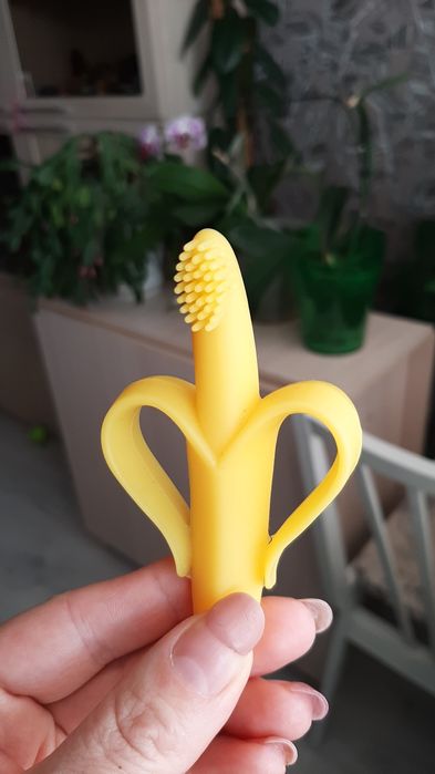 Горщик. Силіконовий прорізувач для зубчиків 2&1, пипка