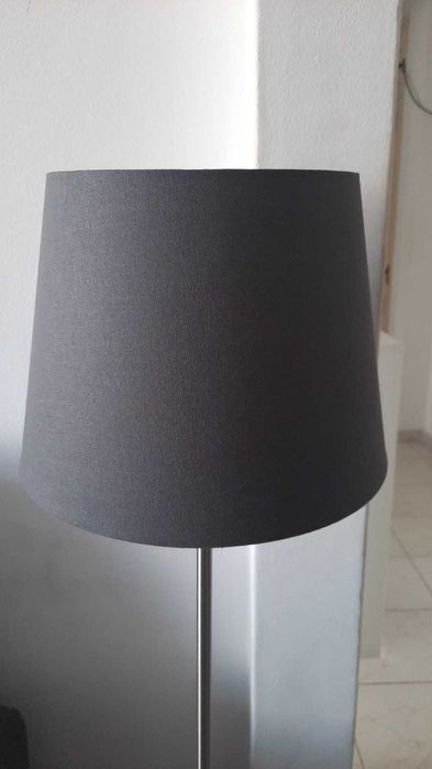 Abajur cinza escuro
