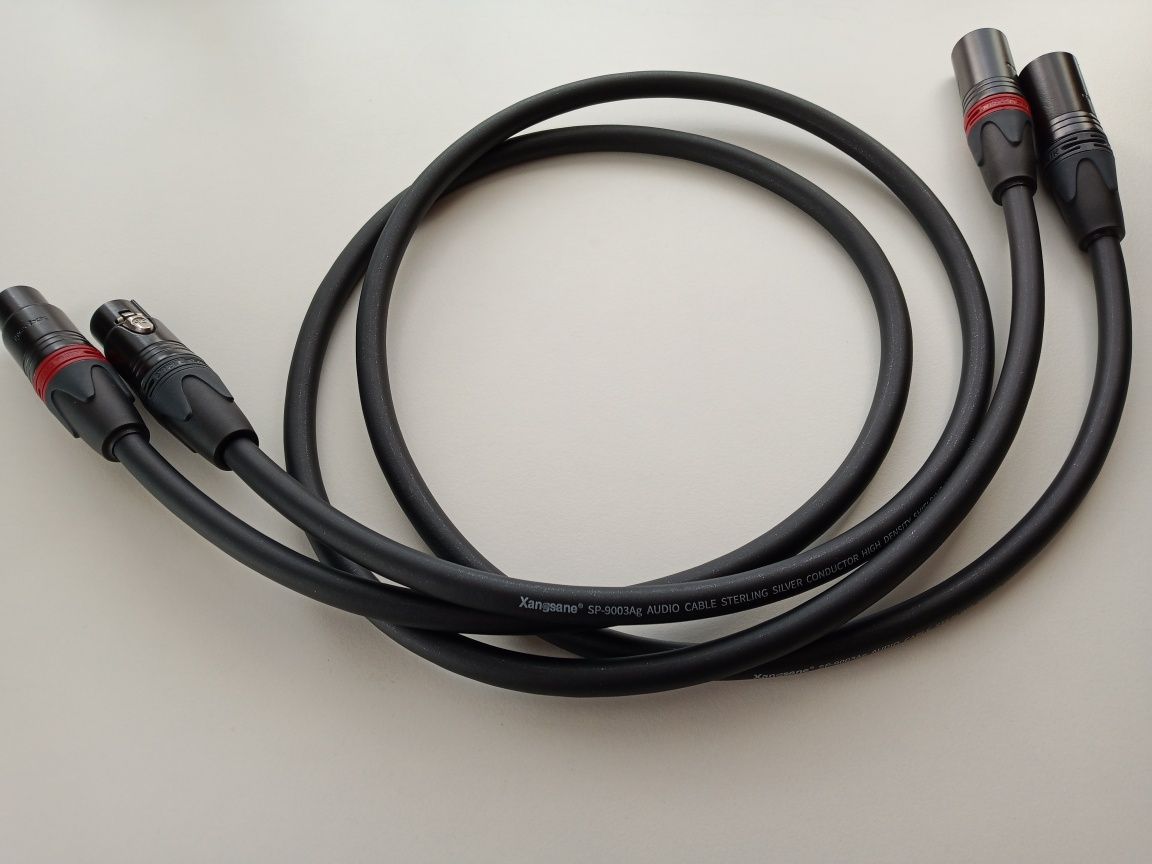 XLR Xangsane SP-9003Ag 2x1m Neutrik Srebro