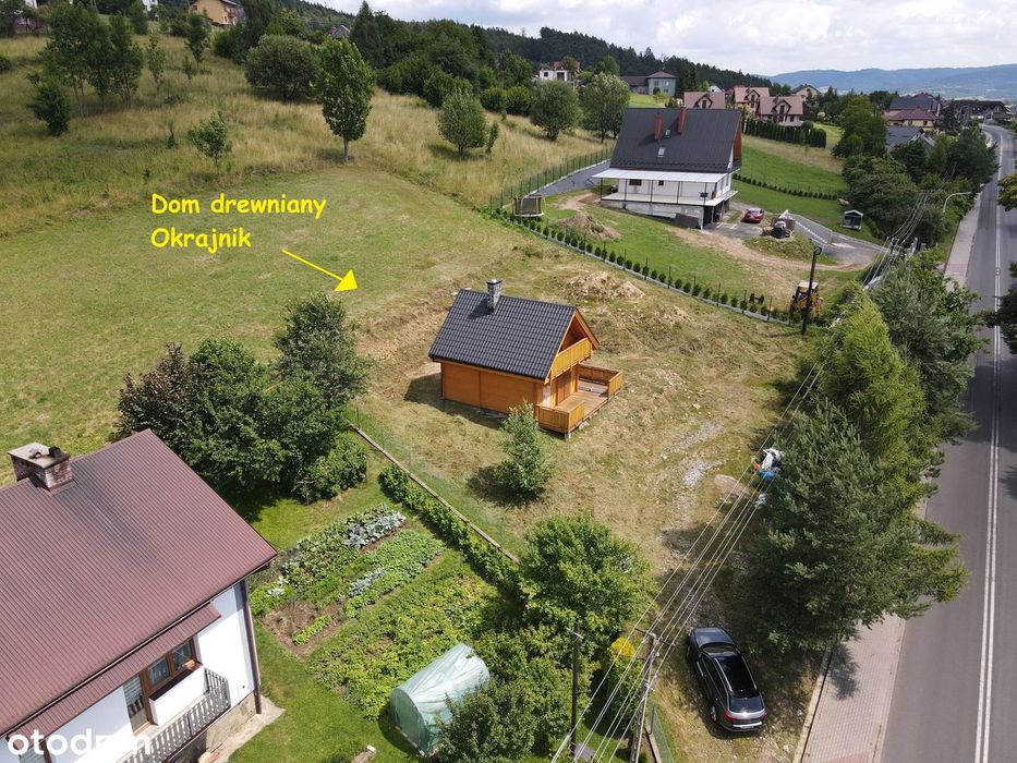 Do sprzedania dom drewniany o pow. użytkowej 38,7 mkw - Okrajnik.