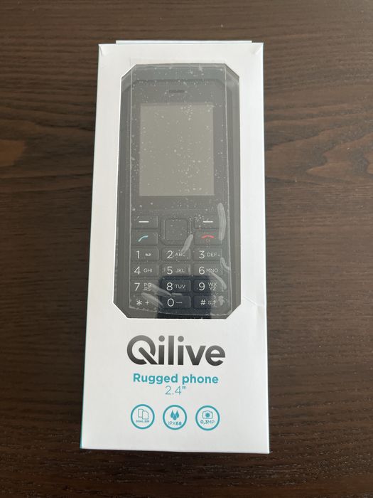 Telemóvel Resistente Qilive 2.4" Dual SIM Preto