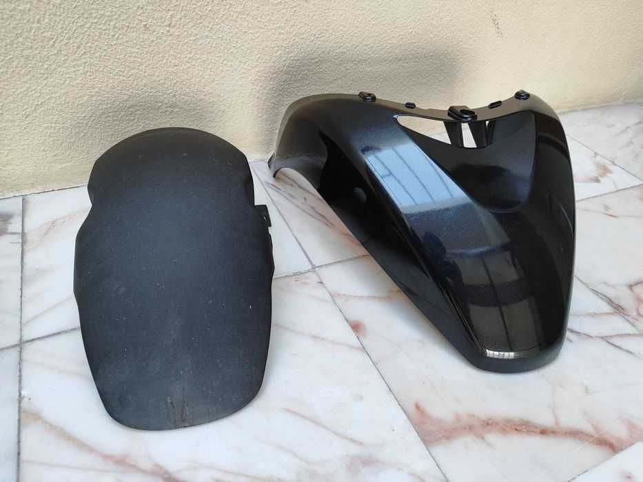 Escape completo / Guarda lamas frontal completo Piaggio X Evo / X8 125
