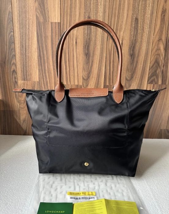 Mala Longchamp Preta Tamanho L