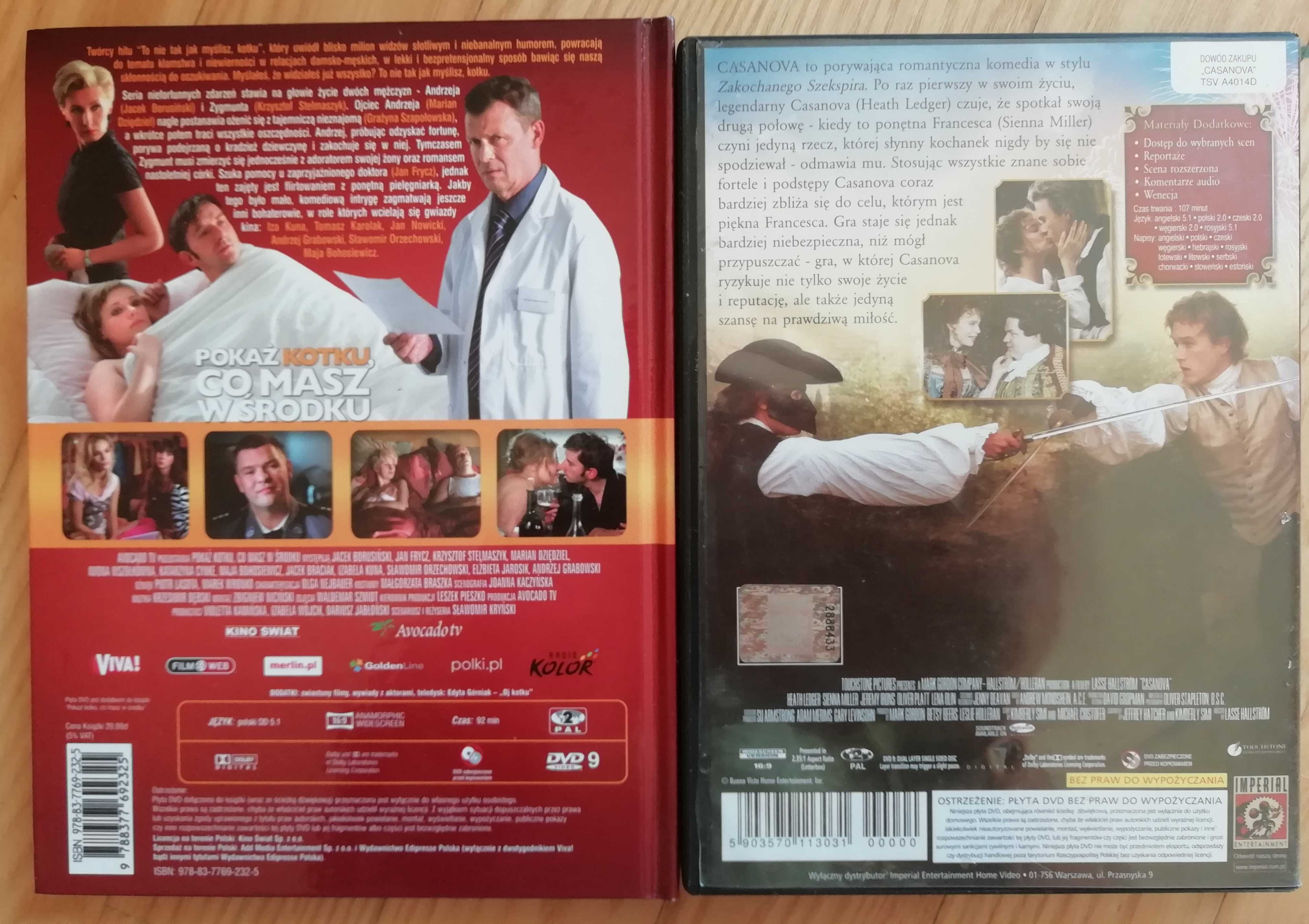 18x FILMY na DVD zestaw pakiet