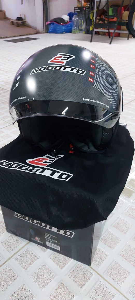 Vendo capacete Bogotto Jet novo tamanho XS