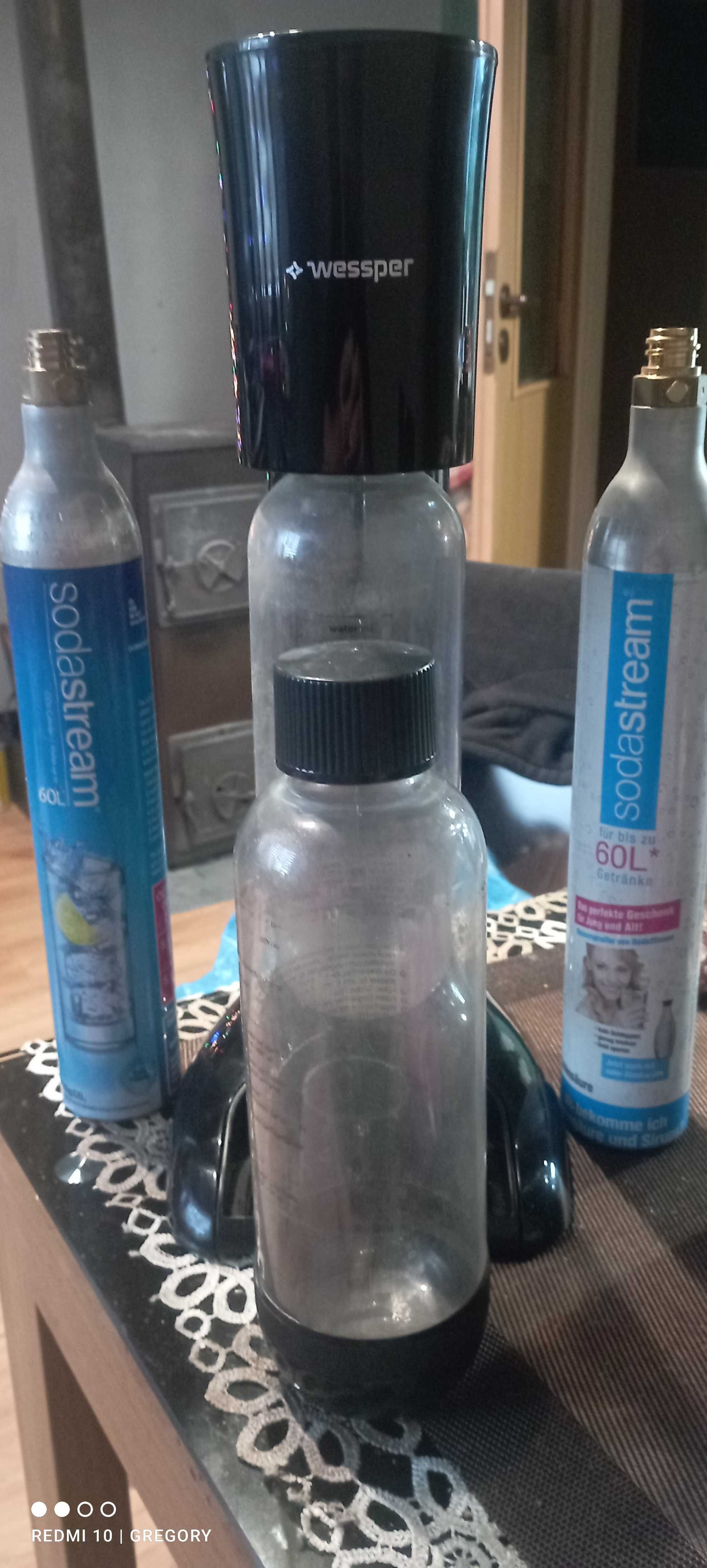 Saturator do wody Wessper 2 butelki 2 butle co2