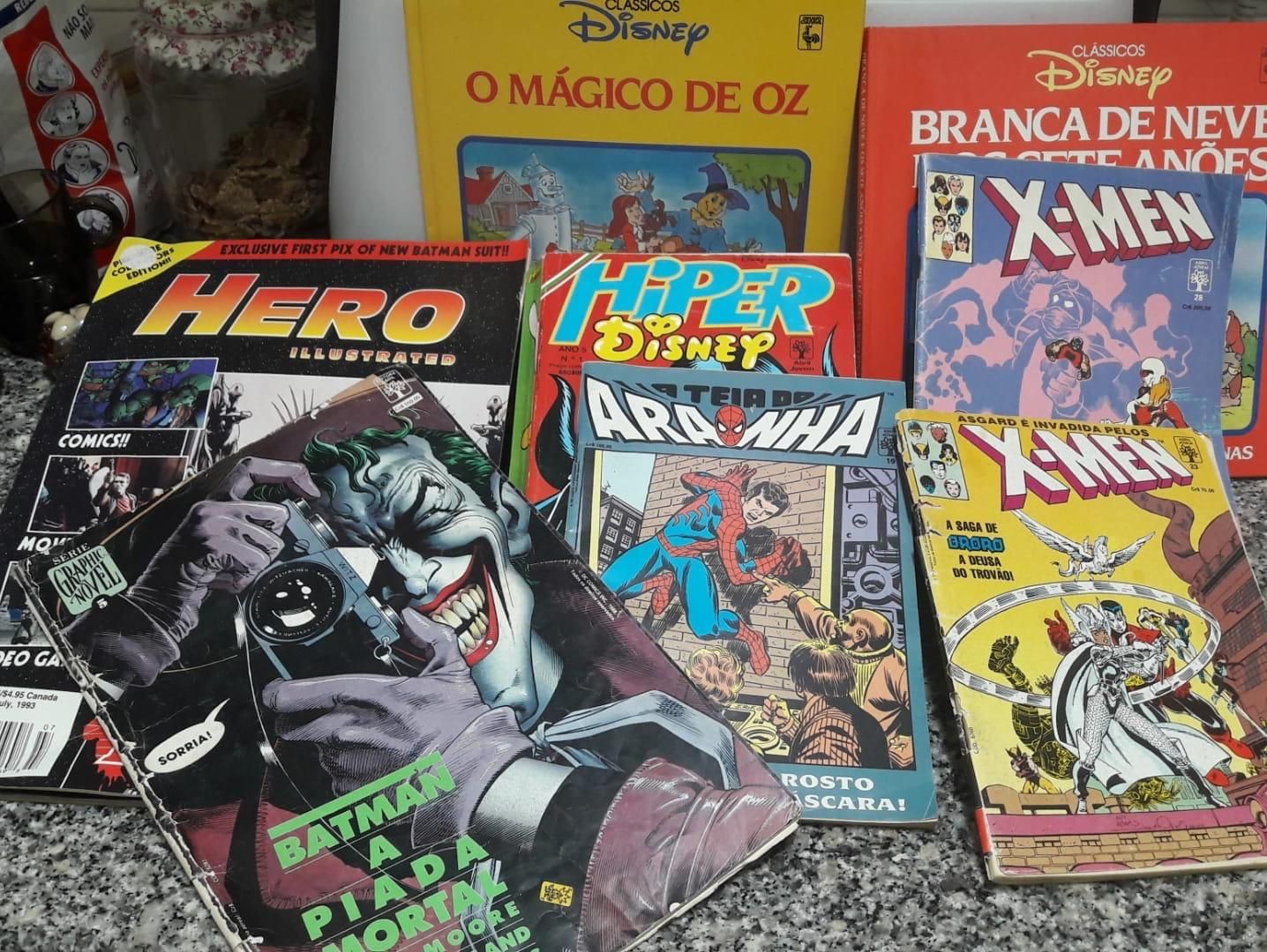 Pack livros histórias/BD Disney/Marvel/DC