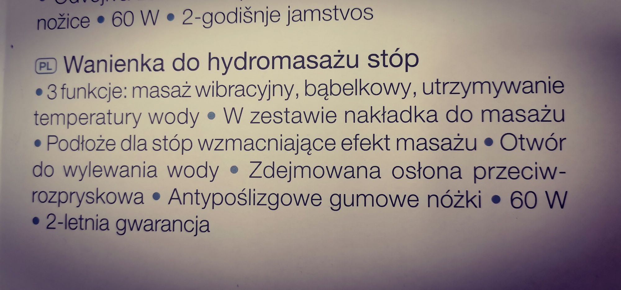 Nowy masażer do stóp firmy sanitas