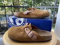 Birkenstock Boston Braided Mink 41/26,5 cm narrow fit/gwarancja