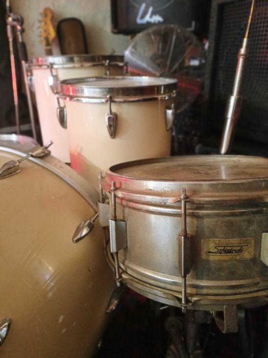 Zaproponuj! Bębny Szpaderski Pearl '70 80 Shell set Zestaw do renowacj