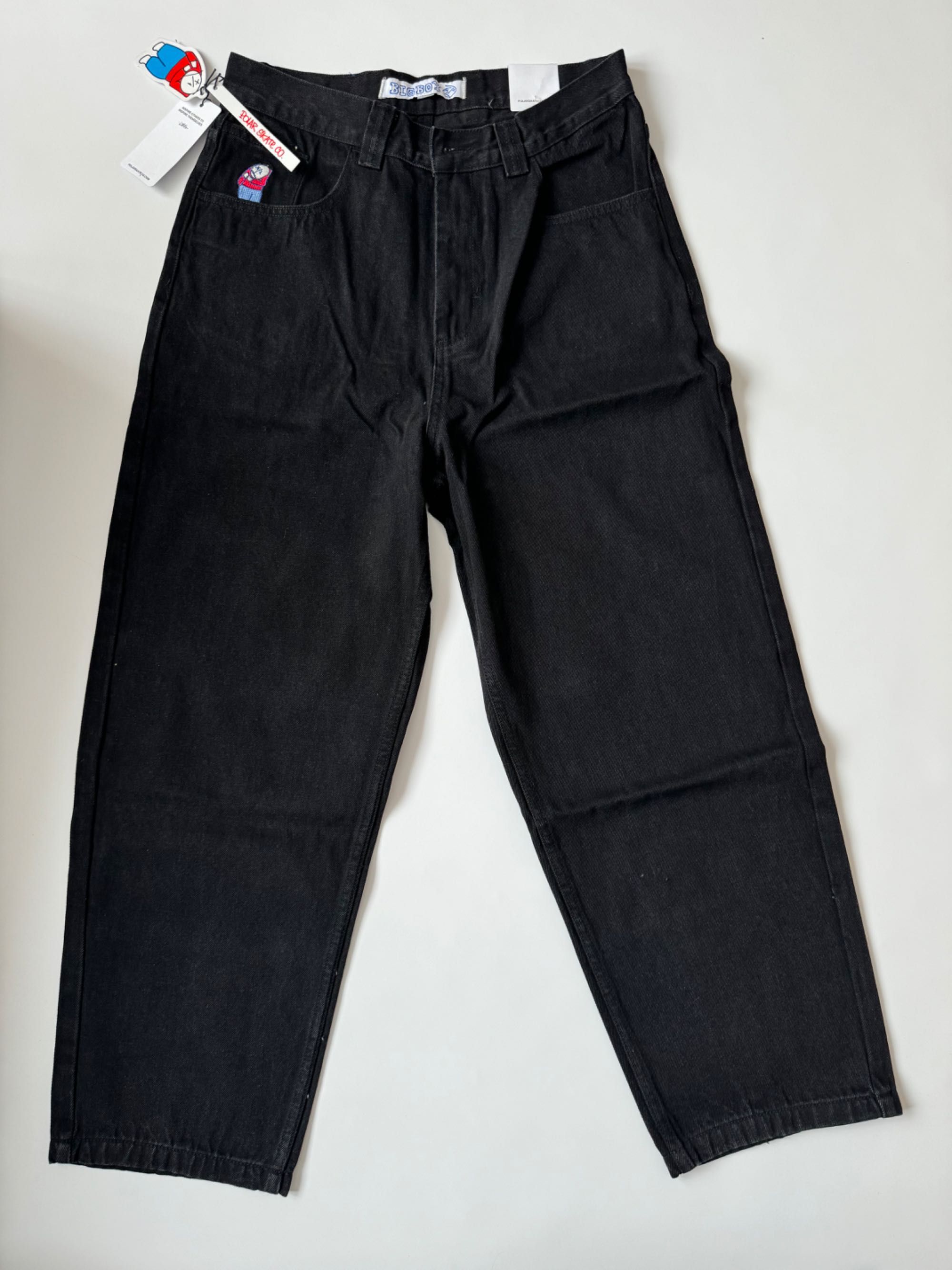 Spodnie dżinsowe Polar Big boy jeans logo Xs S skate