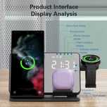 Bezprzewodowa Ładowarka INDUKCYJNA 4w1 STACJA ŁADUJĄCA iPhone SAMSUNG