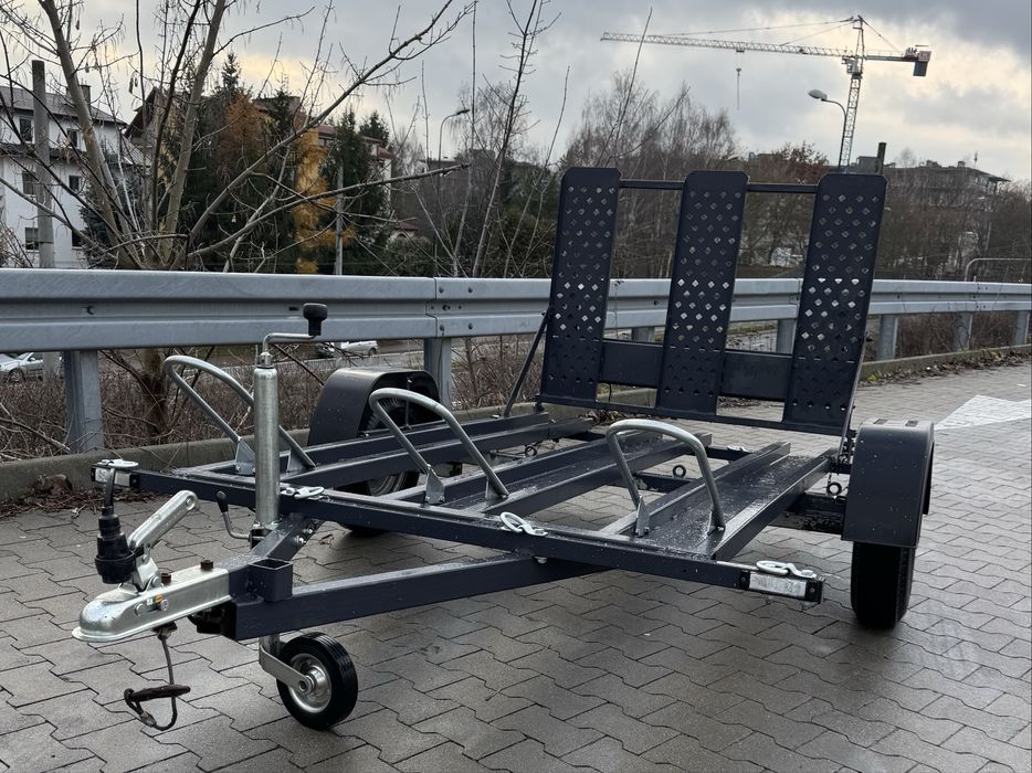 Wynajem przyczepki motocyklowej 3 motocykel