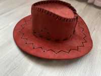 Шляпа ковбойская красная. Новая.