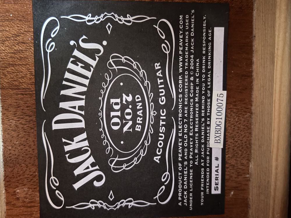 Peavey Jack Daniels JD-AG1 akustyczna gitara
