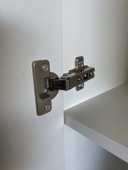 Movel lacado branco brilhante com porta (novo) - Reservado