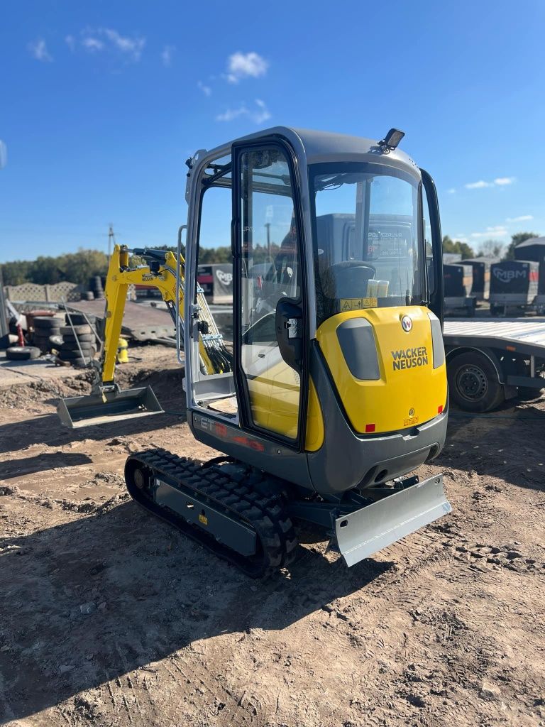 Mini koparka WACKER NEUSON ET18 różne łyżki MBM wypożyczalnia wynajem
