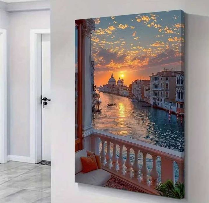 Nowy obraz na płótnie balkon