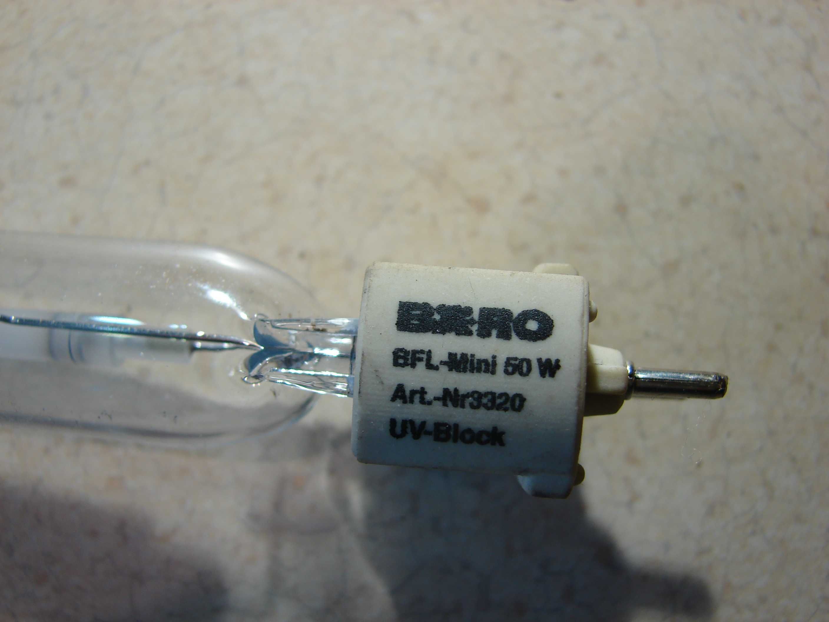 żarówka metalohalogen BARO BFL-mini 50W art nr 3320 UV block
