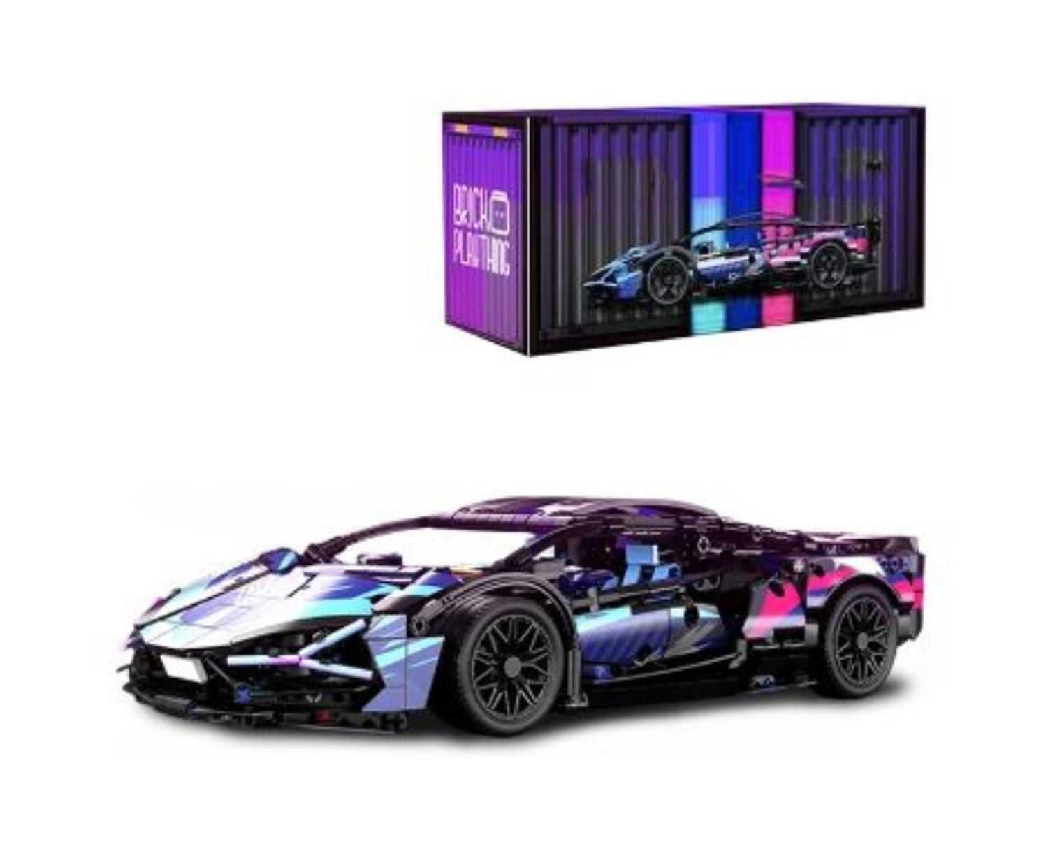 Lamborghini Sian Cyberpunk - Klocki Lepin Technic + GRATIS