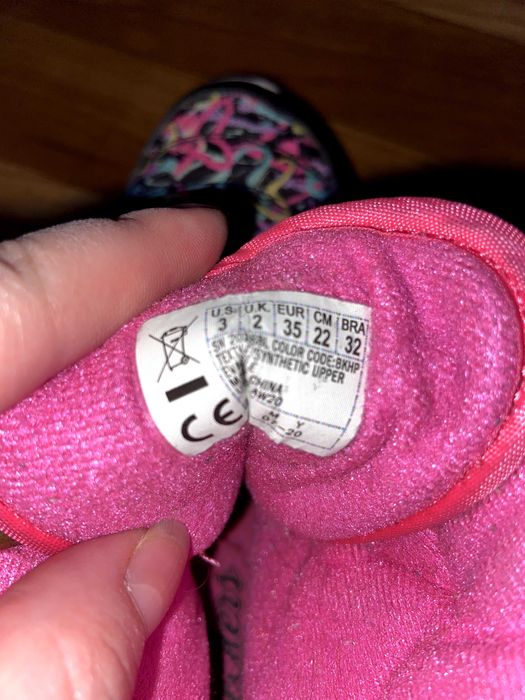 Дитячі чоботи Skechers розмір 35