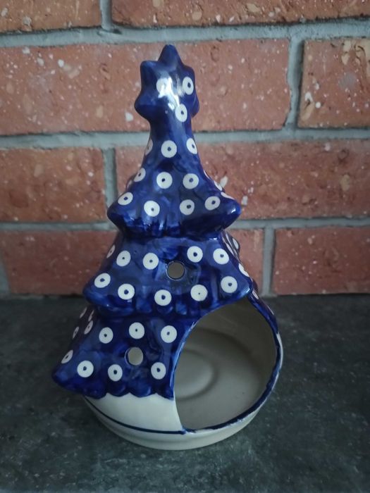 Choinka duża -lampion Ceramika Bolesławiec