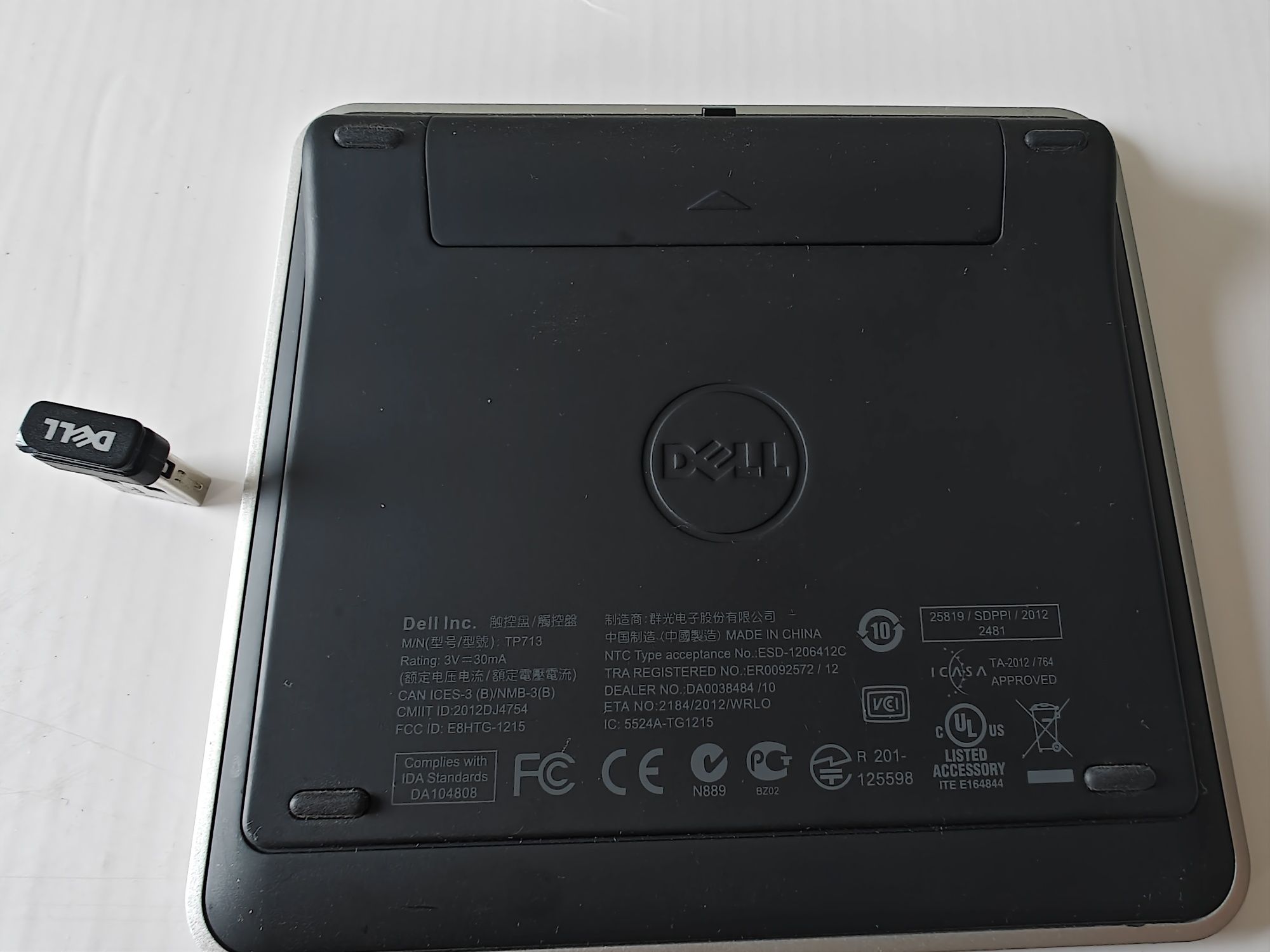 Rato Touchpad sem fio Dell TP713